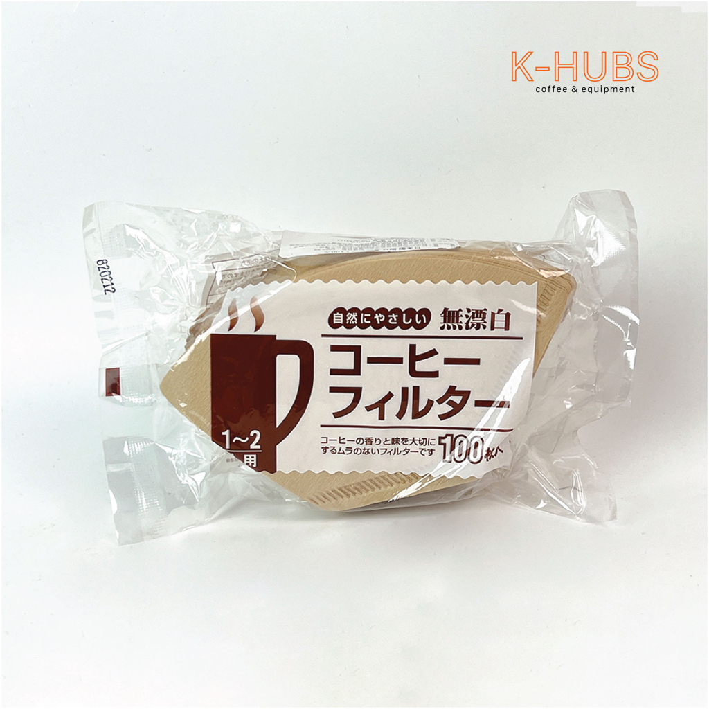 KANAE SHIKO FILTER PAPER TRAPEZANOID (1-2 CUPS) / (4-6 CUPS) UNBLEEACHED