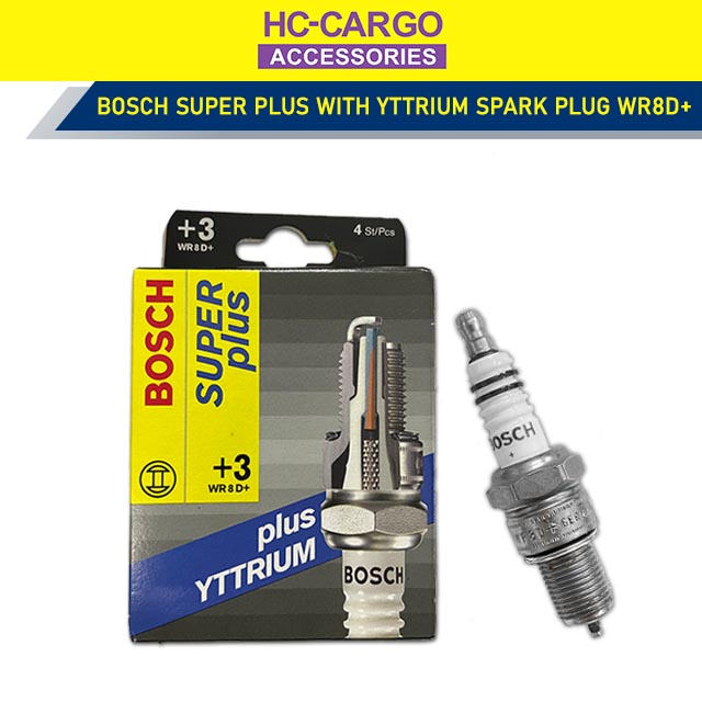 BOSCH WR8D+ หัวเทียน Super Plus พร้อม YTTRIUM 4 ชิ้น