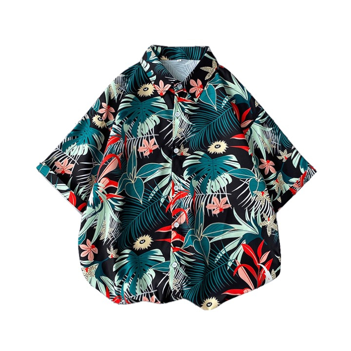 ผ้าบาติกแขนสั้น 1154 [ไซส์ L]