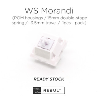 Ws Morandi สวิตช์เชิงเส้น สําหรับคีย์บอร์ด Mechanical