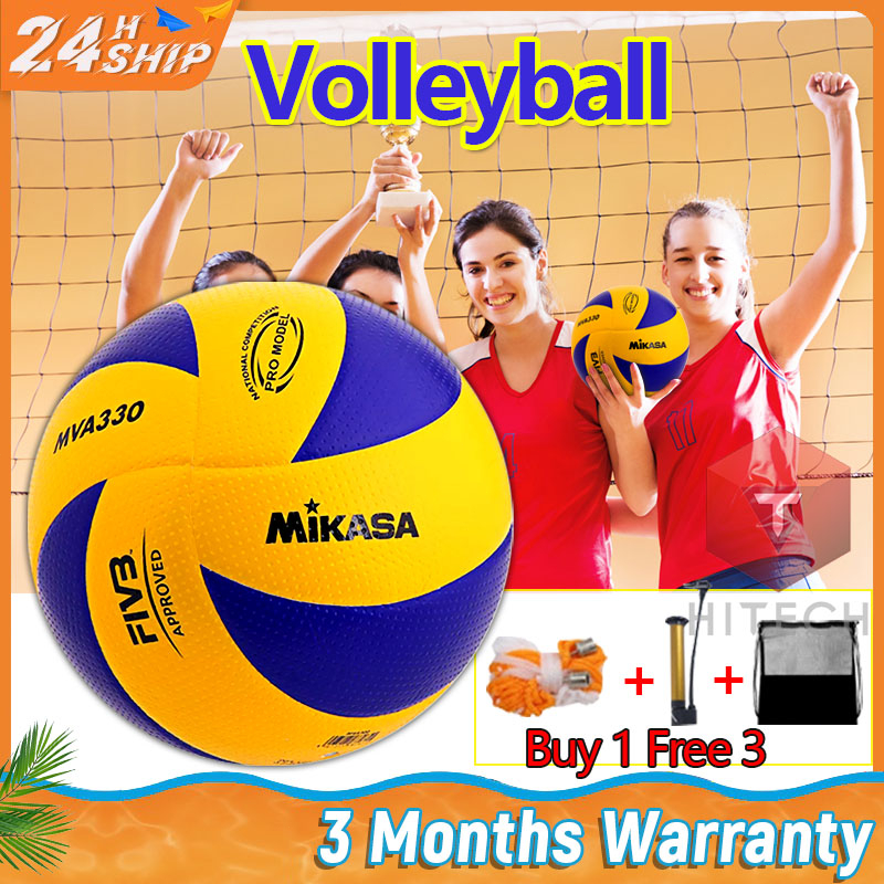 Volleyball Bola Tampar ลูกวอลเลย์บอล PU แบบนิ่ม คุณภาพดี สําหรับฝึกซ้อมวอลเลย์บอล MVA200 MVA330 ไซซ์ 5