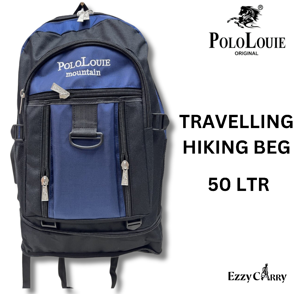 POLO LOUIE กระเป๋าเป้เดินทางเดินป่า ความจุ 50L