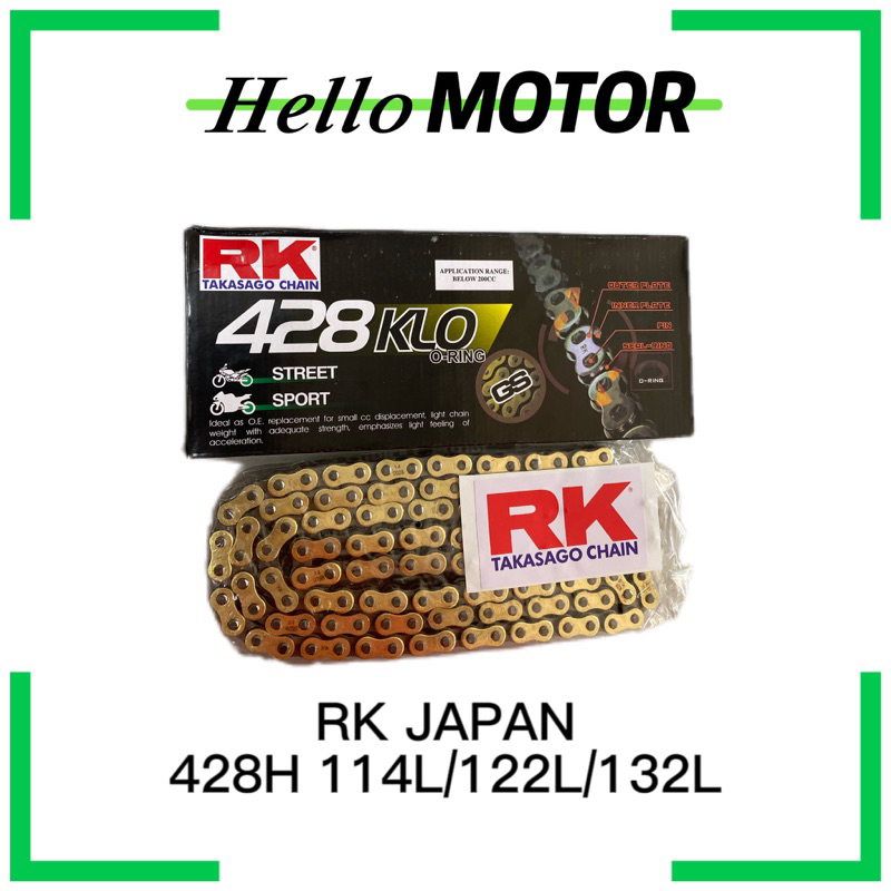 RK KLO ERO ORING CHAIN 428H 132L 122L 114L Y15 V1 V2 Y16 RSX150 RS150 SYM VF3i 185 LC135 V8 Fi EX5 D