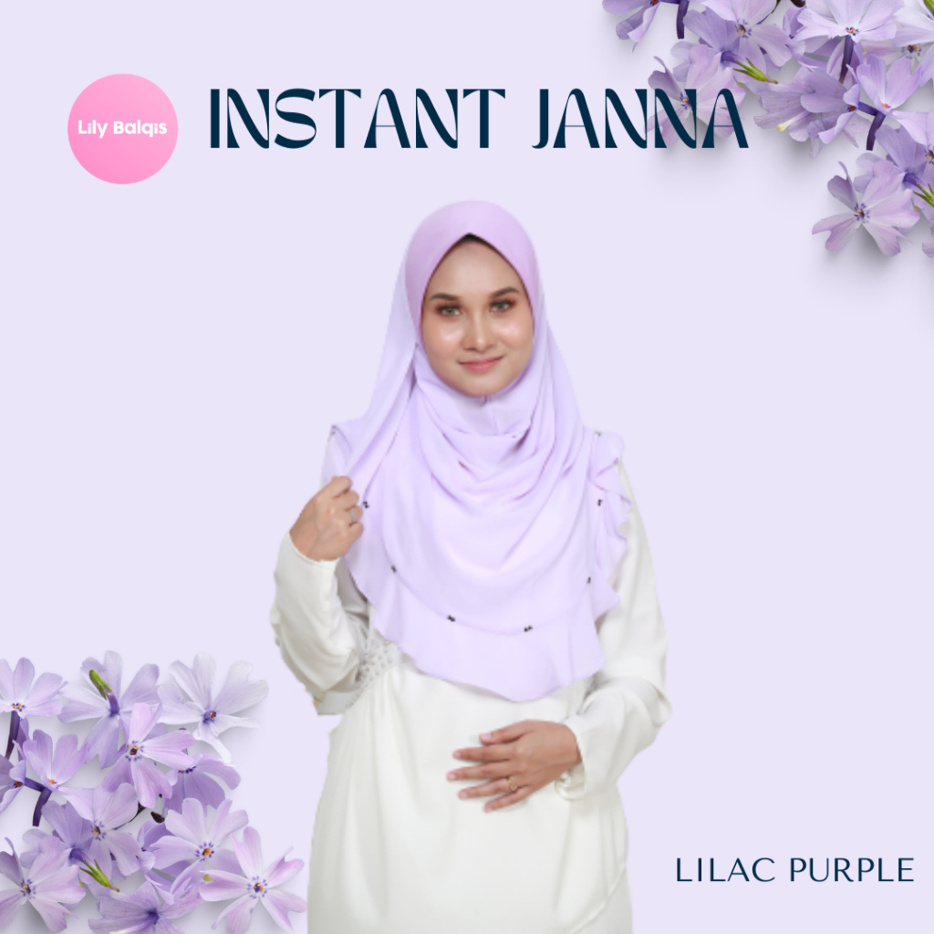 Lily Balqis ทันที Janna In Lilac Purple
