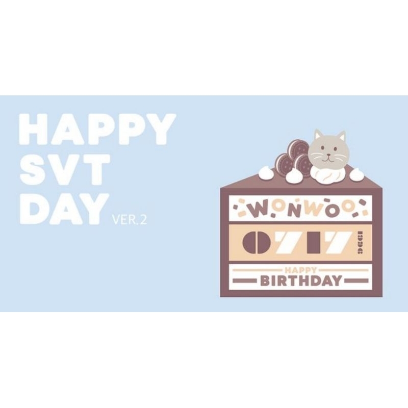 Seventeen Happy Wonwoo Day Birthday Package Box Ver 2 Official - -