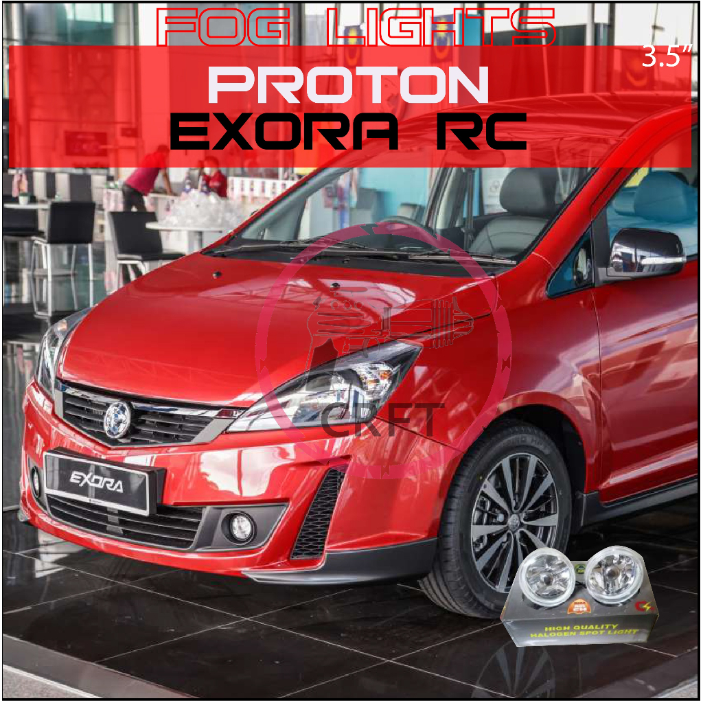 Sc573 Proton Exora RC PREMIUM 2019 - 2023 ไฟตัดหมอกกีฬา Foglamp ไฟตัดหมอก Kereta รถฟรี mentol หลอดไฟ