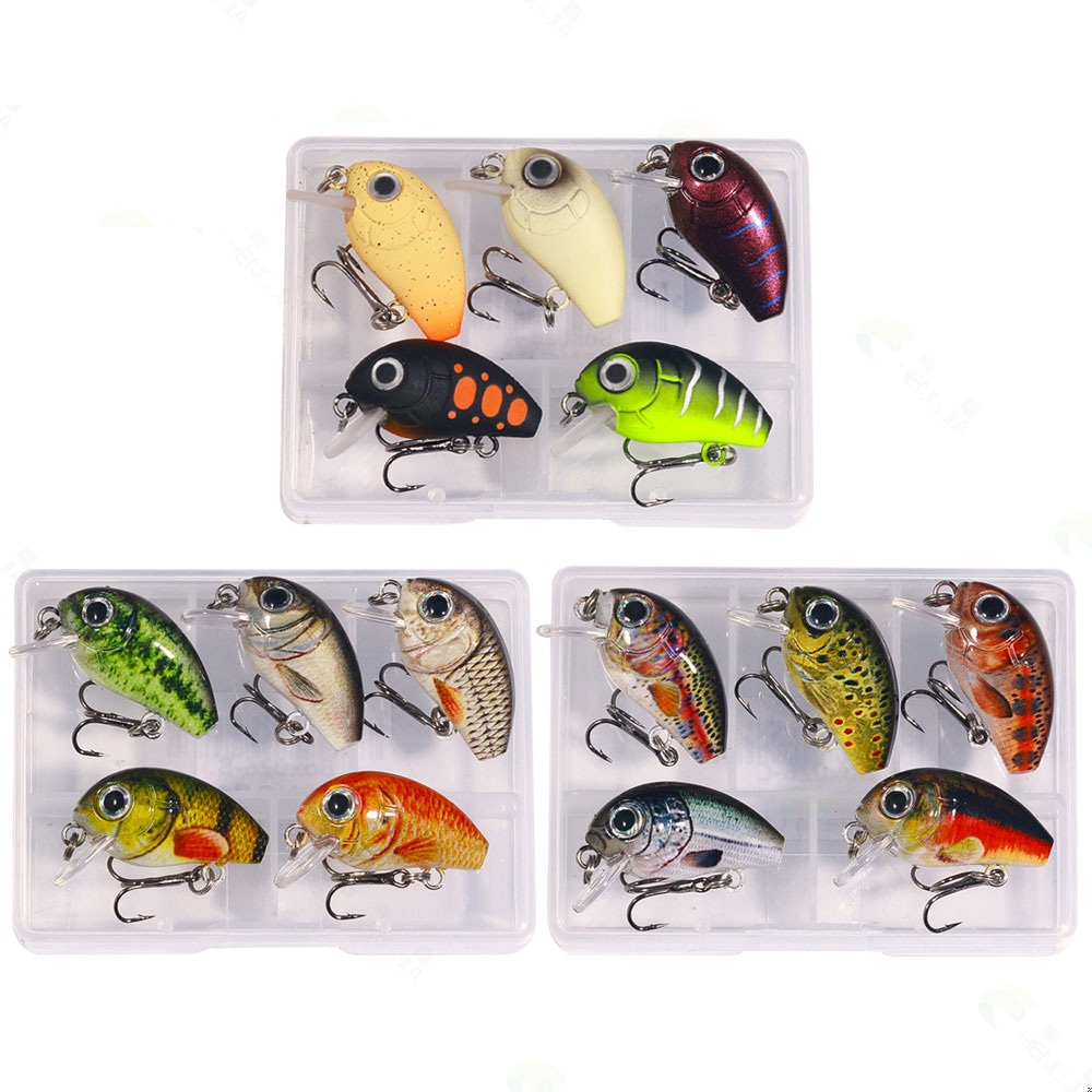 5 ชิ้นใน 1 ajing Lure ultralight mini fishing Lure Mirco Lure