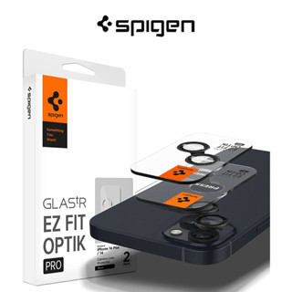 Spigen iPhone 14 ตัวป้องกันเลนส์กล้อง iPhone 14 Plus EZ Fit Optik Pro กระจกนิรภัย (2 แพ็ค)