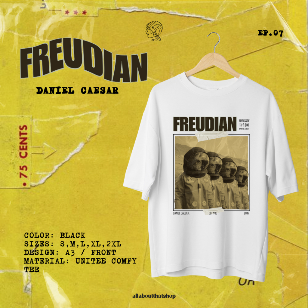 DANIEL CAESAR CONTCERT TEE FREUDIAN/ อัลบั้มฝรั่งเศส