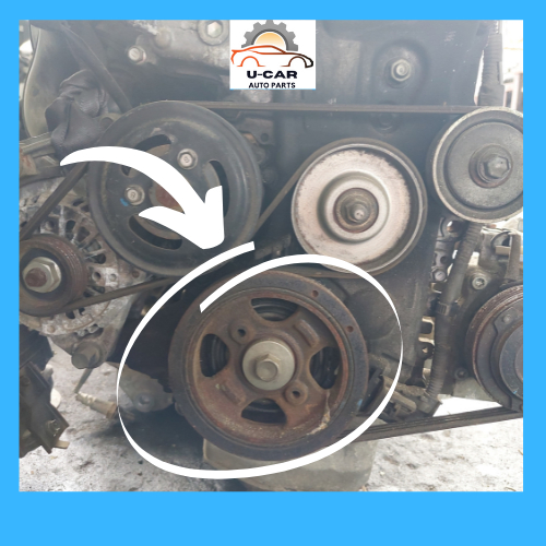 Toyota K3 (4PK) รอกหลัก Crank Pulley สําหรับ Perodua Myvi 1.3 Toyota Avanza 1.3 - Used Item JAPAN