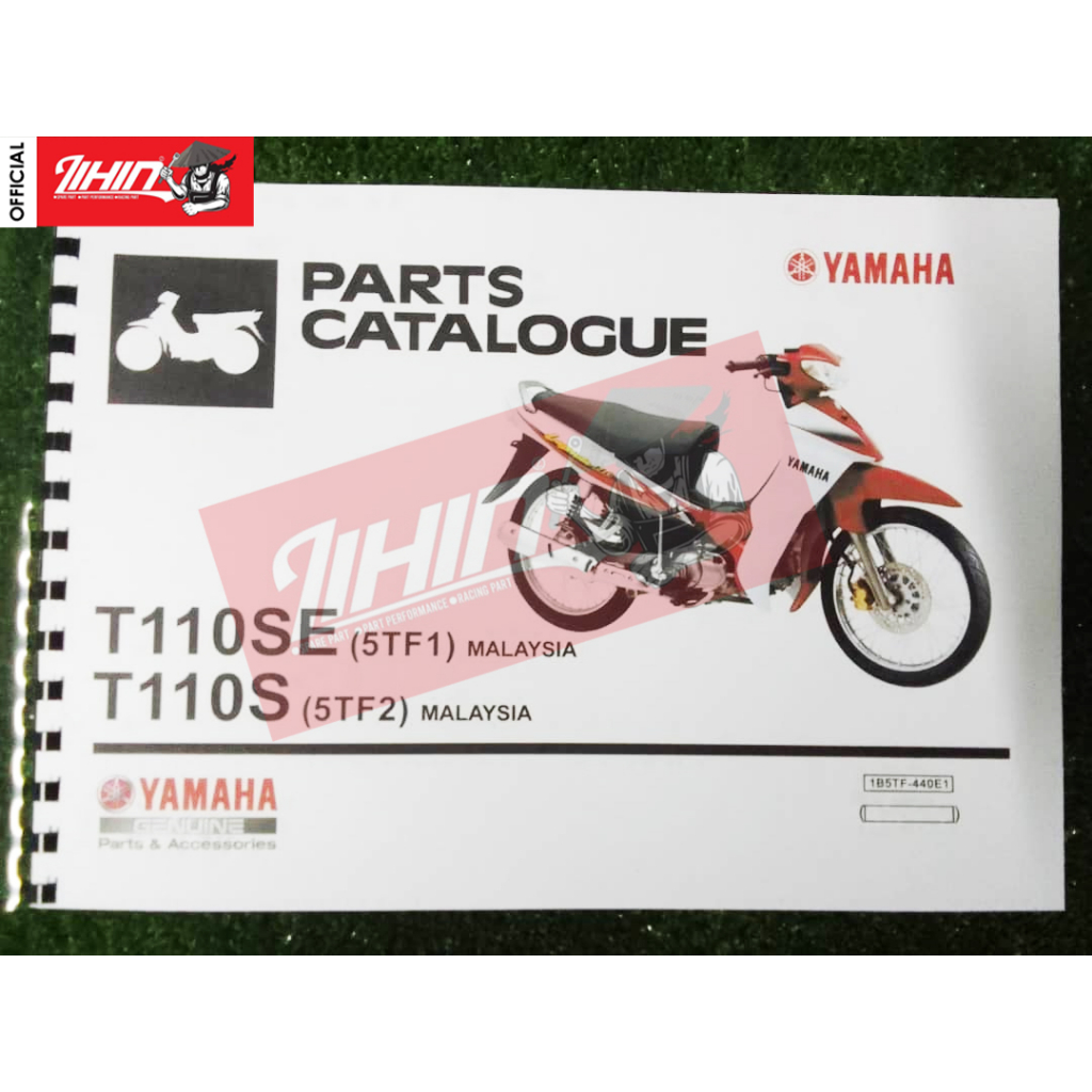 Yamaha SRL Lagenda 110 YEAR 2002 T110SE (5TF1) T110S (5TF2)Part Catalog
