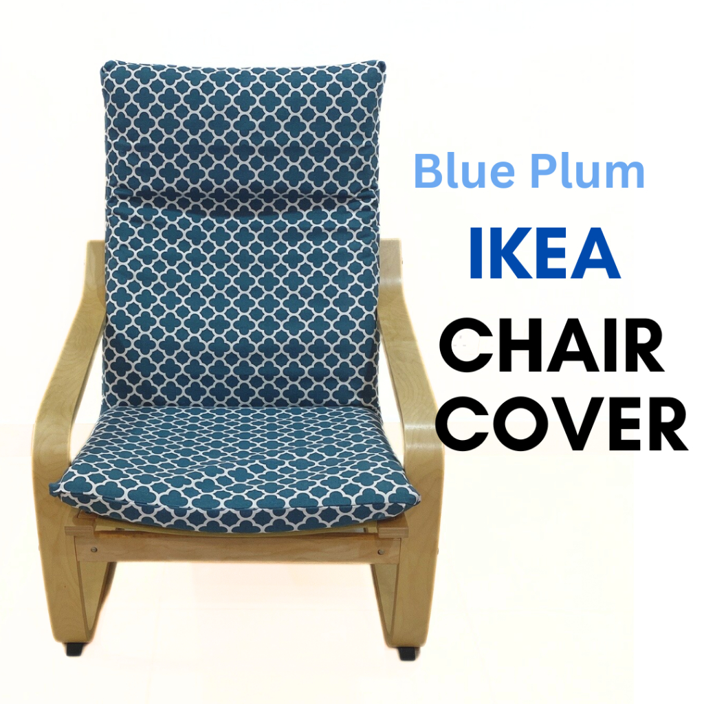 ผ้าคลุมเก้าอี้ Ikea (Plum) หลายสี Poang Pello ผ้าคลุมเก้าอี้ Sarung Kerusi Ikea