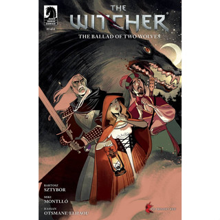 หนังสือการ์ตูน The Witcher: The Ballad of Two Wolves ครบชุด มี 4 ชิ้น