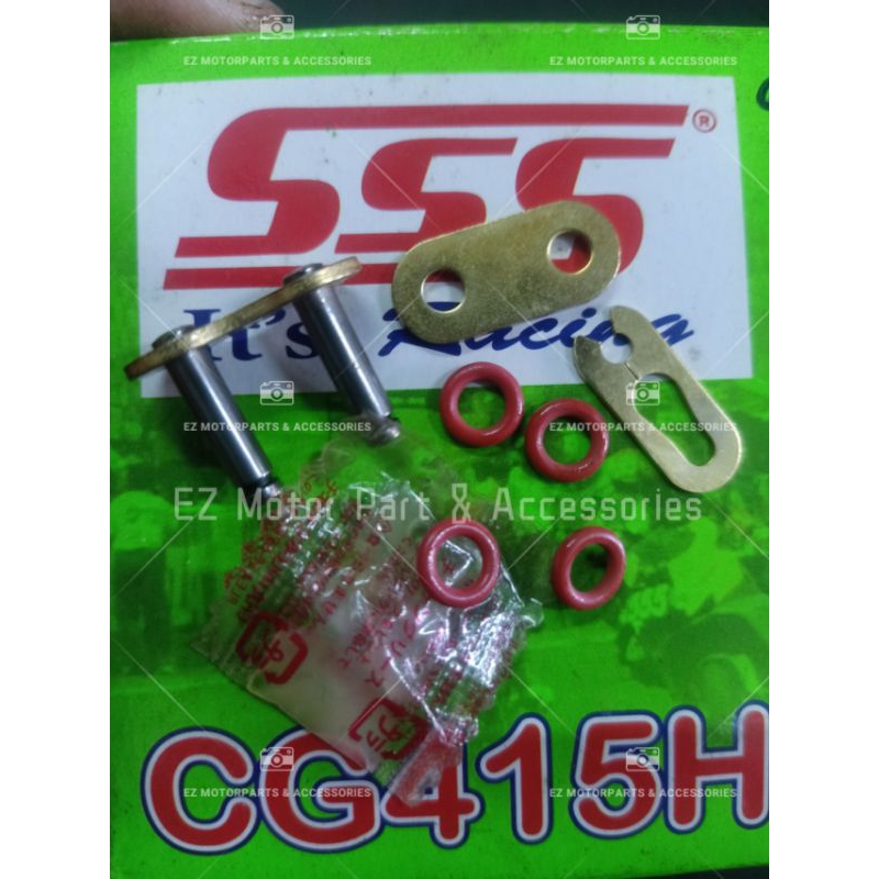 SSS Pin Rantai 415 Oring 428 Oring 428H 415 428 Rantai รถจักรยานยนต์ SSS AJIRACING RKM RK PROTAPER