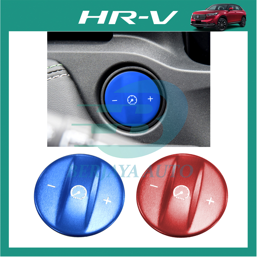 Honda HR-V HRV (2022-2025) ปุ่มควบคุมมิเตอร์ซับสีแดงสีฟ้า HRV / VEZEL 2025 Berjaya อุปกรณ์ตกแต่งรถยน