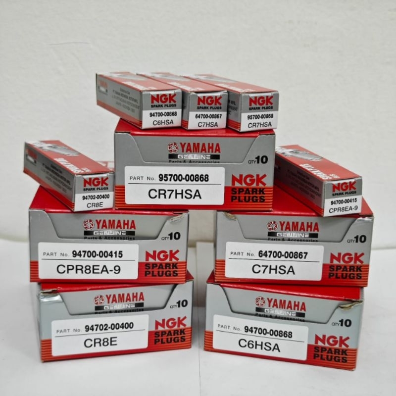 YAMAHA NGK SPARK PLUG C6HSA C7SHA CR8E CPR8EA-9