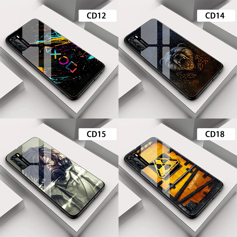 PC Plexiglass Back Case Gamer Art B Series VIVO IQOO Neo 10/IQOO Z10/Z9/Z9X/IQOO Z7/ Z7X/Z7 Pro/IQOO