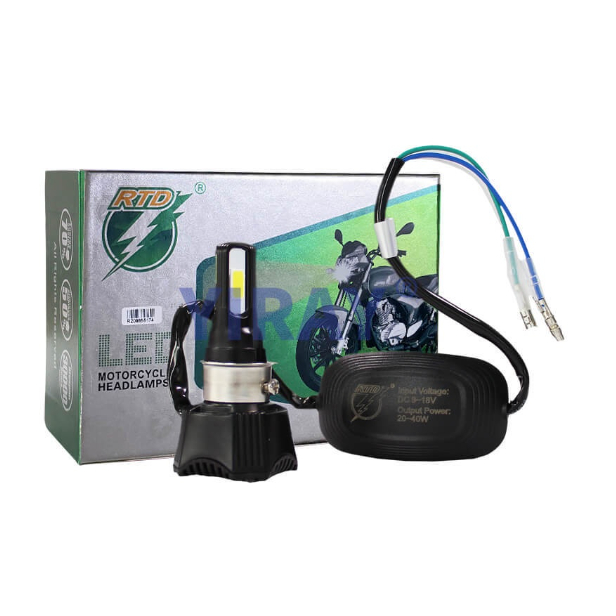 RTD AC/DC H4 LED ไฟหน้ารถจักรยานยนต์ RTD M02H M02D M02K AC-DC ไฟหน้ารถจักรยานยนต์ LED มอเตอร์ LED ไฟ