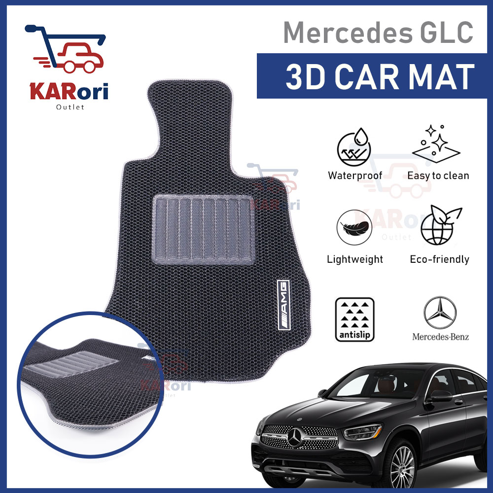 OEM 3D พรมรถยนต์สําหรับ MERCEDES GLC300 COUPE / MERCEDES GLC300 COUPE พรมรถยนต์ OEM (1 ชุด)