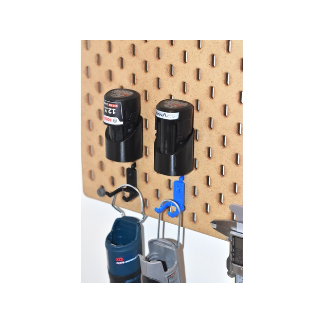 ที่วางเครื่องมือ IKEA Skadis ขายึด Pegboard | ที่วางแบตเตอรี่ Pegboard | อุปกรณ์เสริม Pegboard | องค