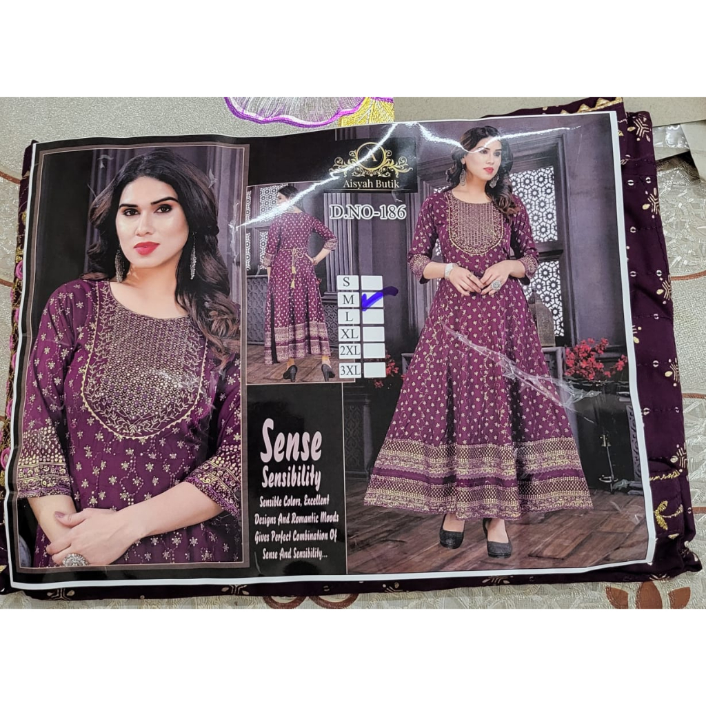 HEAVY RAYON COTTON KURTIS พร้อมงาน EMBROIDERY