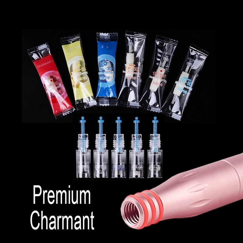 Charme เข็มสักสําหรับ Premium Charmant เครื่องแต่งหน้าถาวรสําหรับคิ้วริมฝีปาก 1RL 3RL 5RL 5F 7F