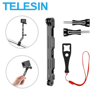 Telesin เมาท์ขาตั้งไม้เซลฟี่ โลหะ สําหรับกล้องแอคชั่น GoPro HERO Insta360 ONE DJI OSMO