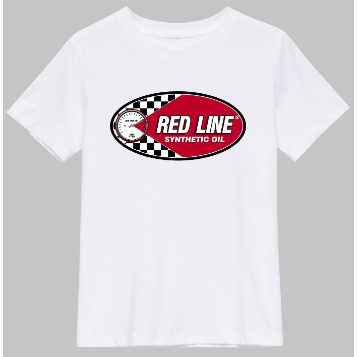 เสื้อยืดคอกลม RED LINE