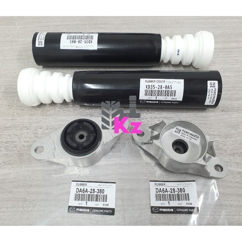 MAZDA CX-3 DK/MAZDA2 DJ (2015 - 2023 -4 IN 1 SET- ด้านหลัง ABSORBER COVER/ ด้านหลัง ABSORBER MOUNTIN