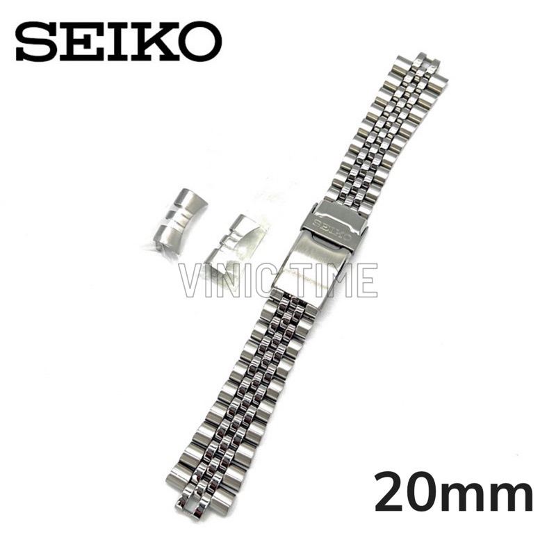 Seiko SKX013 , SKX015 &amp; Seiko 5 SRPE Series Jubilee สร้อยข้อมือ 20 มม. 44G2JZ