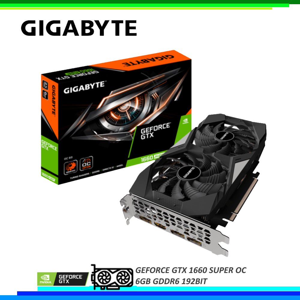 [ใช้แล้ว] Gigabyte GeForce GTX 1660 SUPERTM OC 6GB GDDR6 192Bit