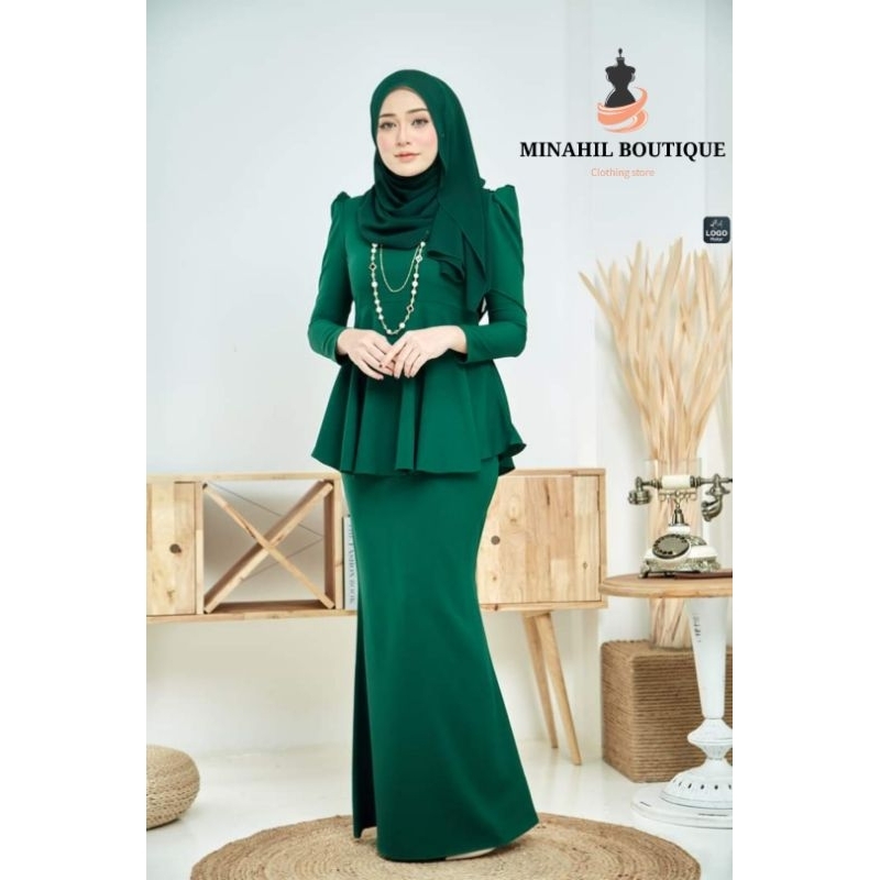 ใหม่ BAJU KURUNG MODERN monika ( CREPE คุณภาพสูง)