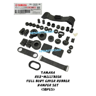 ( 38 ชิ้น ) YAMAHA RXZ MILI / BOSH 3XL ยางหุ้มเต็มตัว ชุดเกต้าห์ กรอบตัวถัง