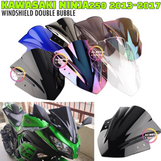 KAWASAKI ฝาครอบกระจกหน้ารถยนต์ สําหรับ NINJA250 2013-2017 NINJA 250 NINJA250R