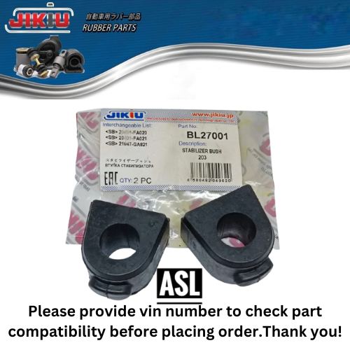 20401FA020 (1 PAIR) JIKIU Subaru กันโคลงหน้า Bush Forester Impreza Legacy SF5 GC GF GC8 BE5 20401FA0