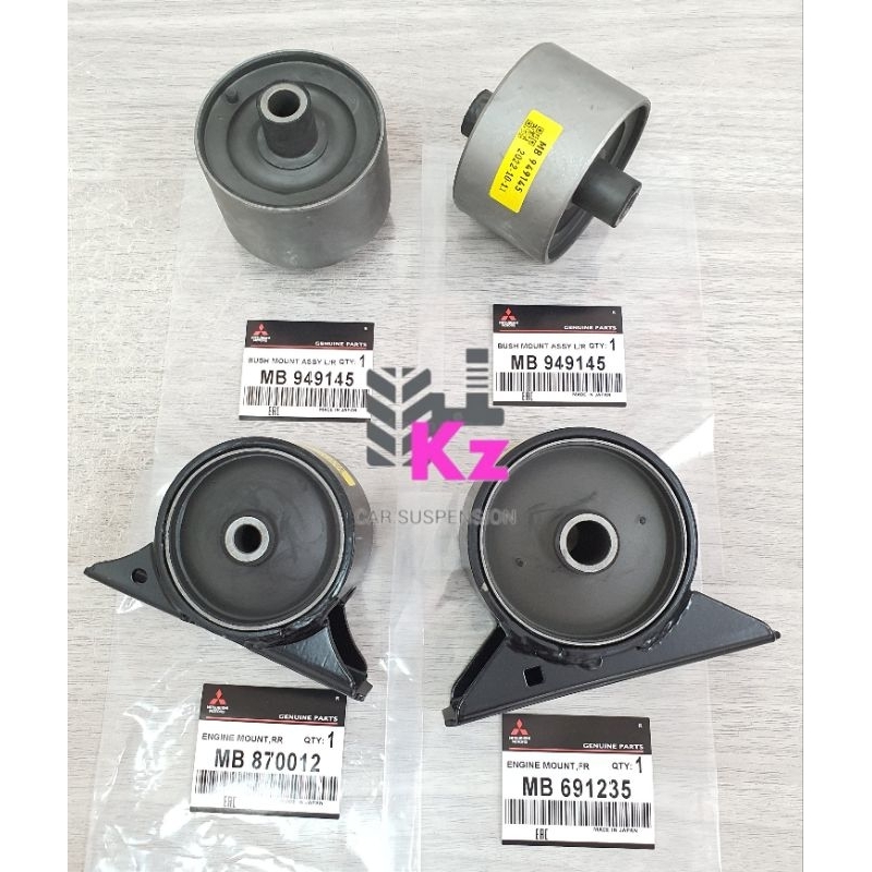 WIRA GSR EVO 123 STARIA PUTRA - 4 IN 1 SET - FULL RUBBER RACING ENGINE MOUNTING BUSH SET