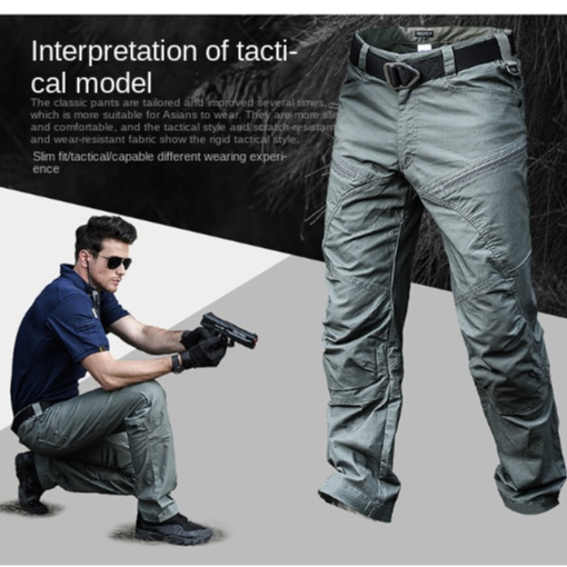 S.archon Mens Technical Quick-dry Cargo Pants Waterproof Outdoor Hiking Military Tactical Pants