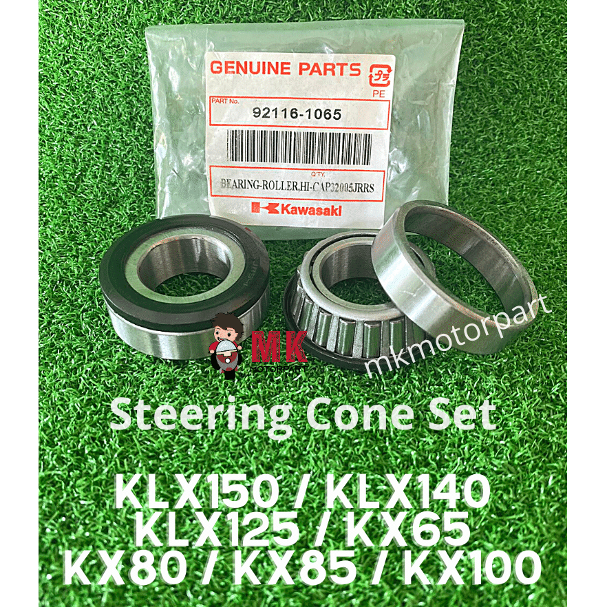 ชุด Kawasaki KLX150 STEERING CONE [ 92116-1065 ] Bearing Roller KLX140 KLX125 KX65 KX80 KX85 KX100 K