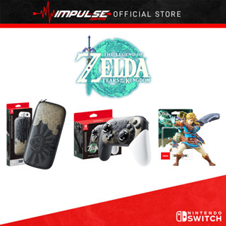Nsw Nintendo Switch Pro Controller, Amiibo &amp; กระเป๋าถือ Zelda Tears of the Kingdom Edition
