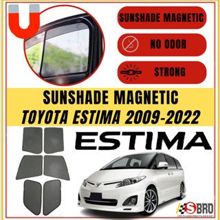 ม่านบังแดดแม่เหล็ก ป้องกันแสงสะท้อน สําหรับรถยนต์ Toyota Estima 2009-2022 6 ชิ้น