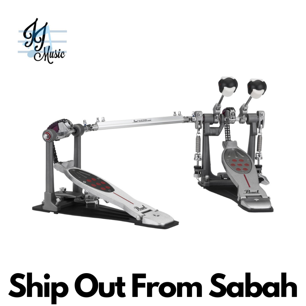 Pearl P2052C Eliminator: Redline Chain Drive Double Bass Drum Pedal (P-2052C / P2052C / Pearl Twin P