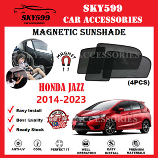 ม่านบังแดดแม่เหล็ก Honda Jazz 2014-2023 Epic (4 ชิ้น)