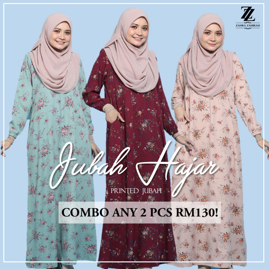 HAJAR Cutting Loose A Cut Robe by ZAHRA ZAHIRAH S - XXXL 5 สี