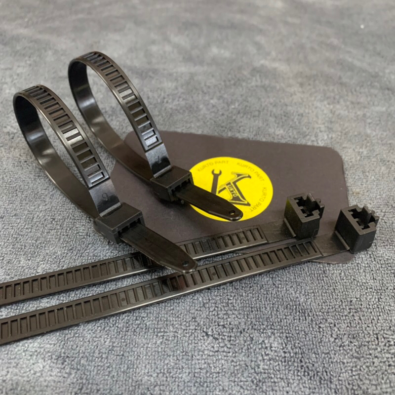 Honda Access Reusable Adjustable Releasable Cable Tie/ Wall Plug Cable Tie Slide Cable Tie Pengikat Kabel