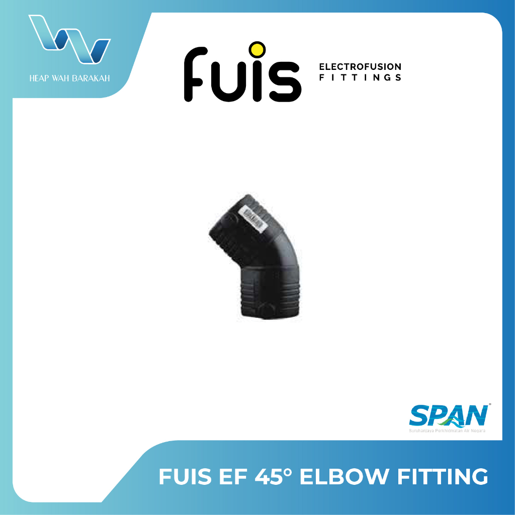 FUIS HDPE ELECTRUSION 45 ELBOW (50MM - 75MM)