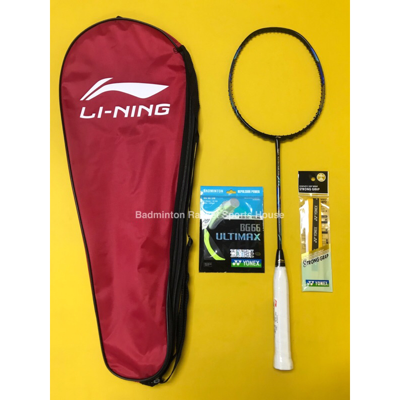 LINING WINDSTORM 76 4U5G BADMINTON CKET FREE STRING & GRIP