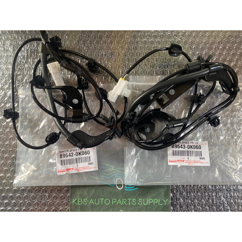89543-0K060 & 89542-0K060 เซ็นเซอร์ความเร็วล้อด้านหน้าซ้ายหรือขวาเหมาะกับ TOYOTA Hilux VIII