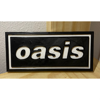 โลโก้ OASIS แบบยืน (ตกแต่งโต๊ะ 3D)