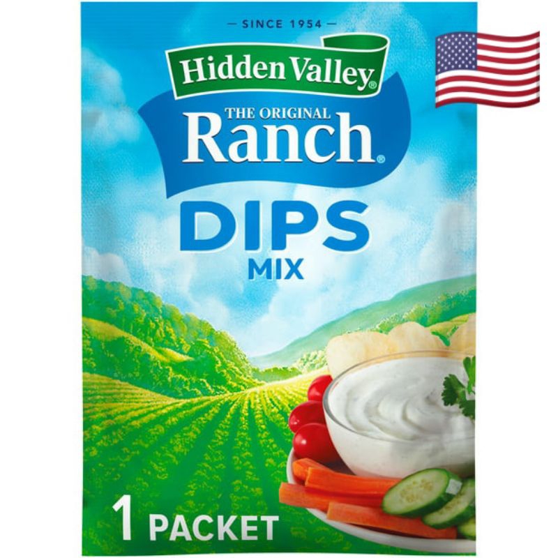 Hidden Valley The Ranch Dips Mix 1oz นําเข้าจาก USA 🇺🇸