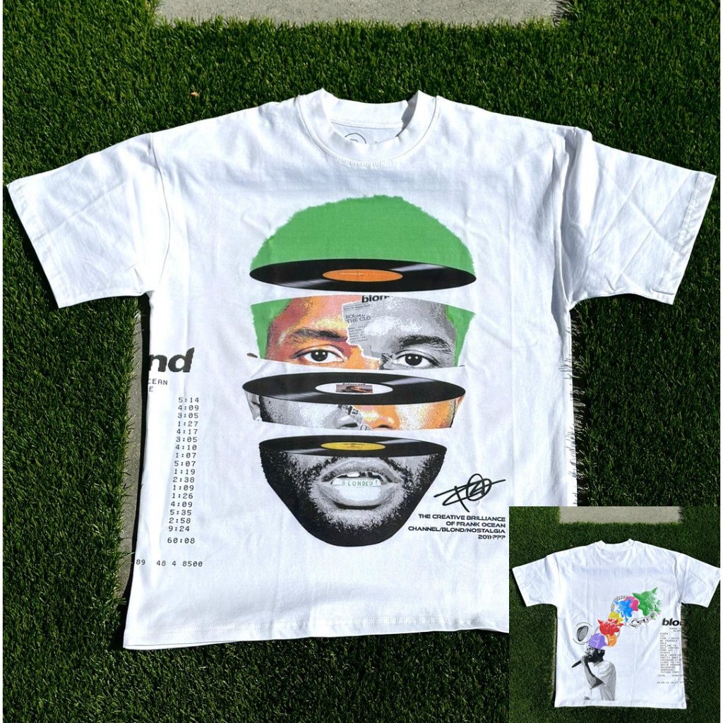 Frank OCEAN BOOTLEGVINTAGE OVERSIZED BIG FACE SHIRT